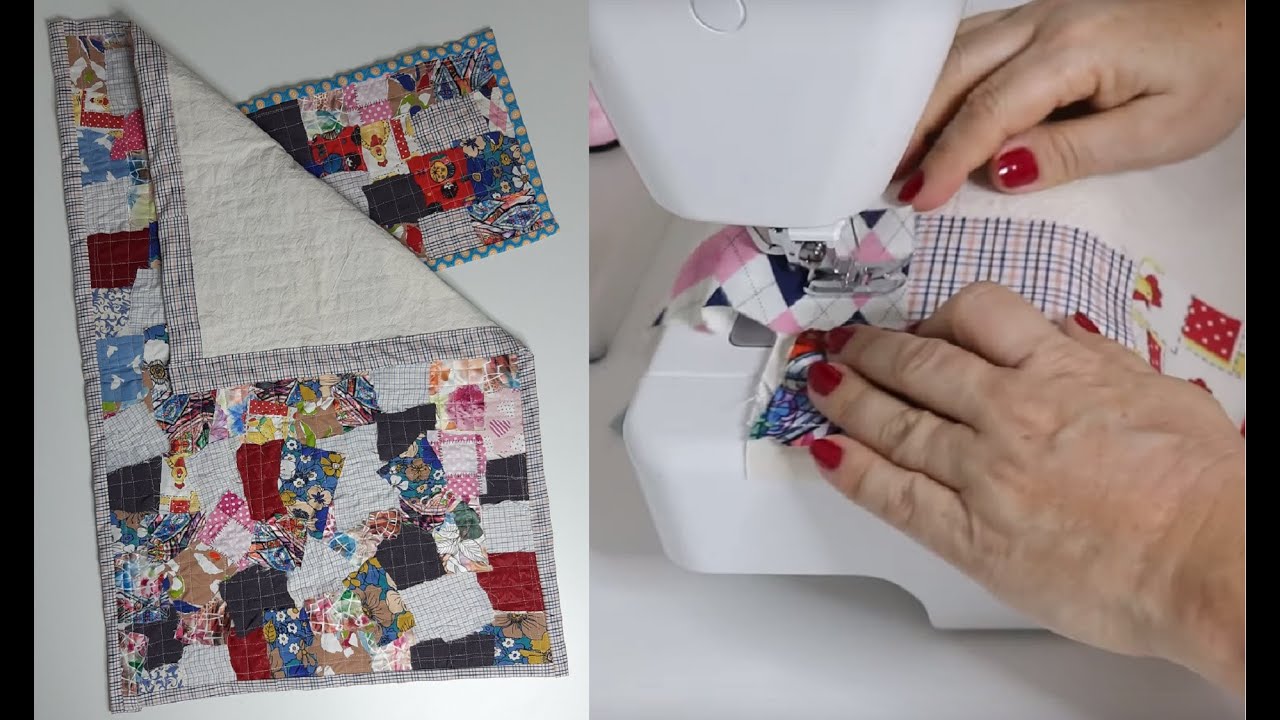 Diy - Como fazer tapete simples com retalhos de tecido - aula 203