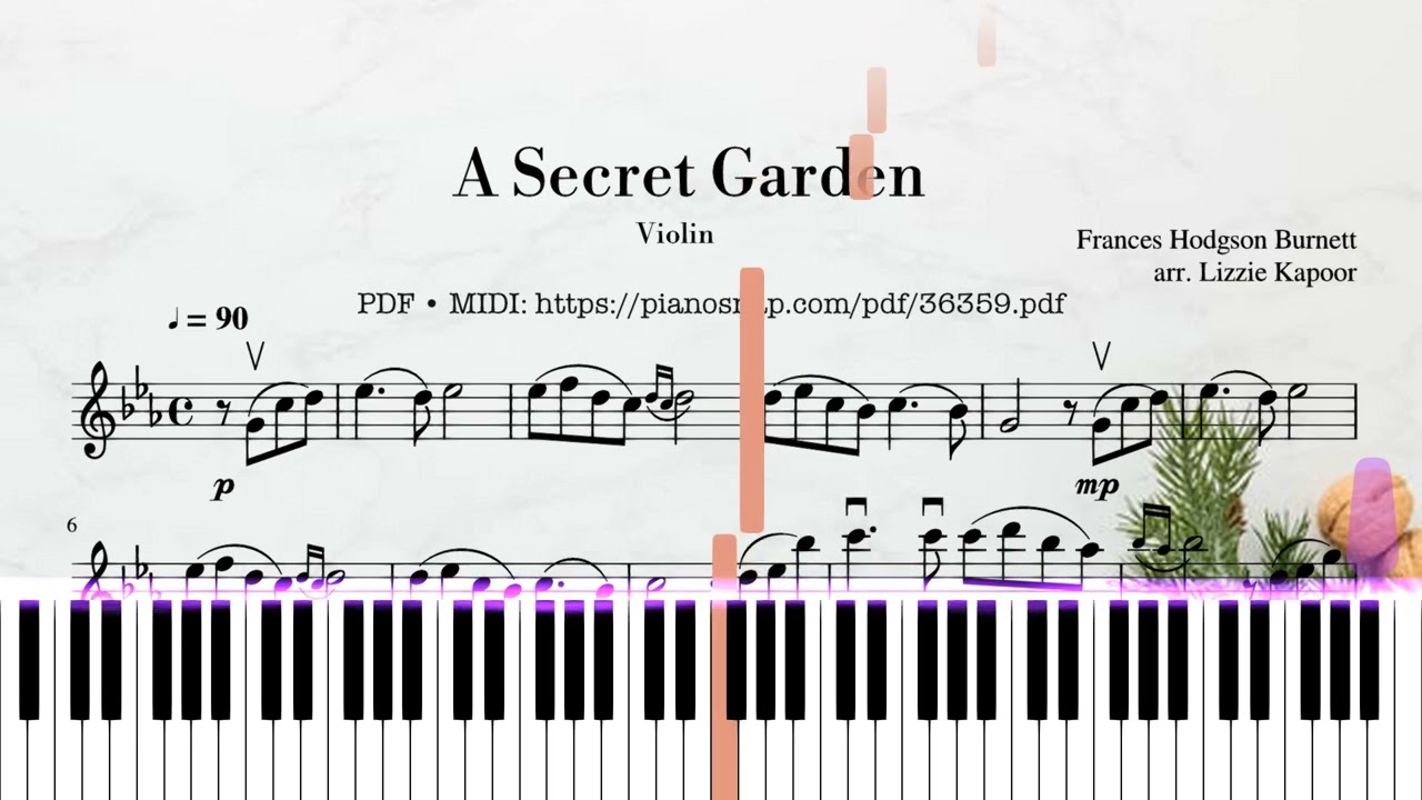 A Secret Garden Piano | Tutorial & Sheet PDF