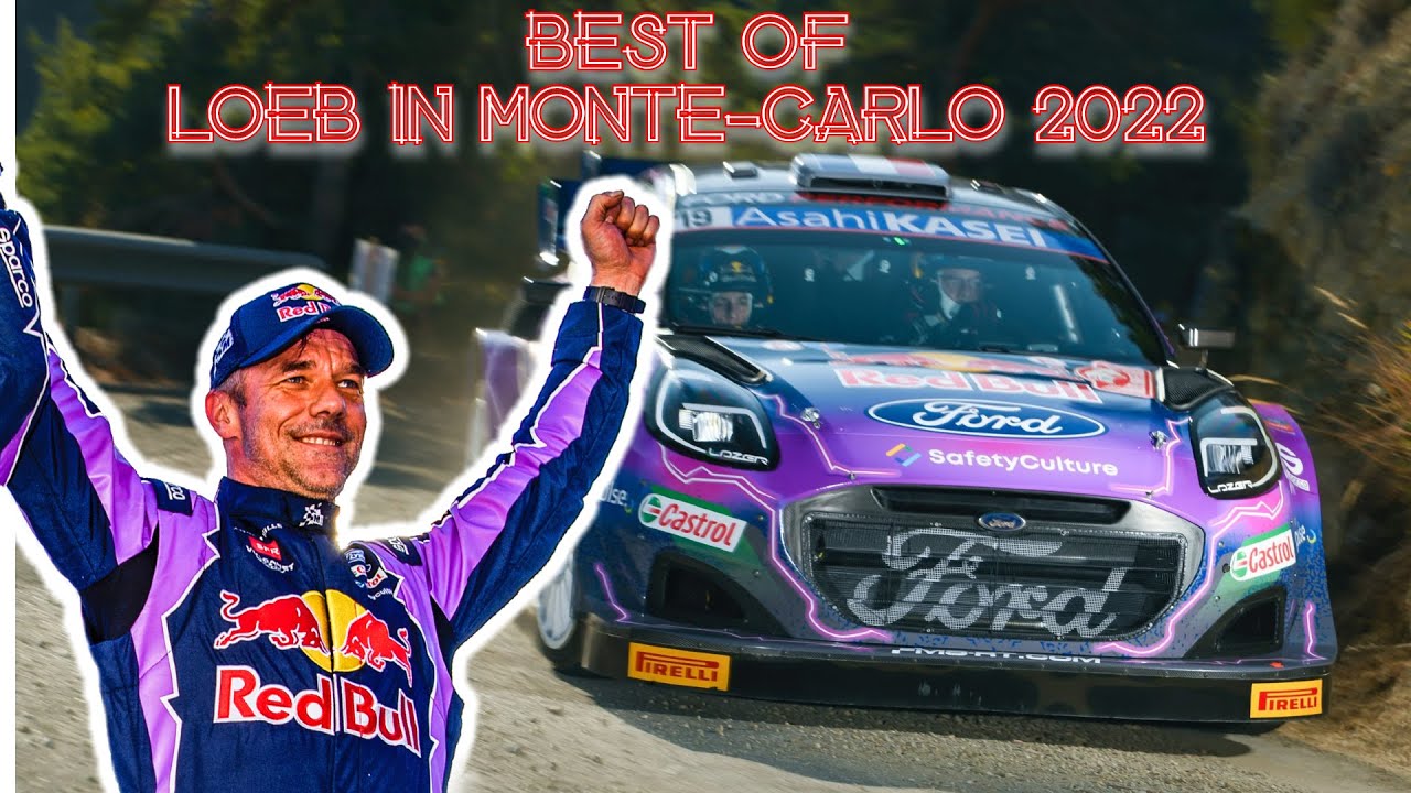 Best of Sebastien Loeb Victory in Monte-Carlo Rallye 2022 #driving skills