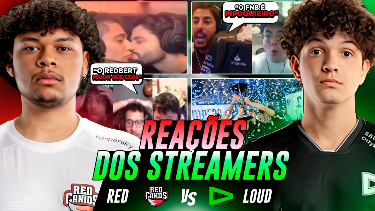🚨 STREAMERS REAGEM A UMA DAS MAIORES HUMILHAÇÕES DA HISTÓRIA em LOUD x RED na FINAL DO CBLOL