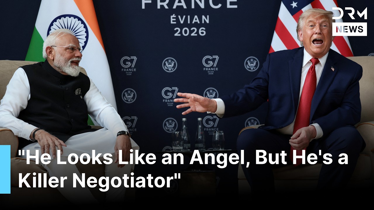 ПОЛНАЯ ВЕРСИЯ ВСТРЕЧИ: Трамп и Моди обмениваются любезностями на G7 на фоне завершения торговой с...