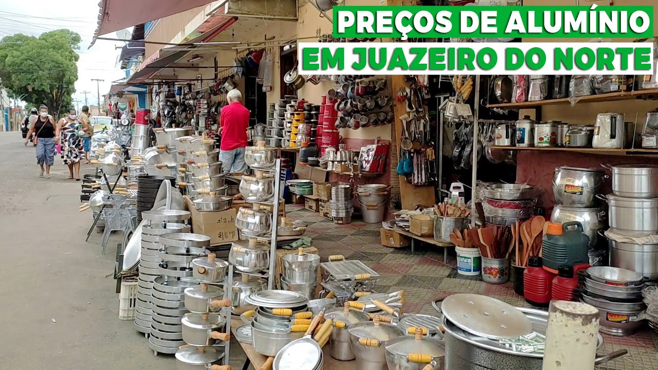 Preços de Alumínio em Juazeiro do Norte - Tem Muita Panela com Preço Baixo 08/01/2022