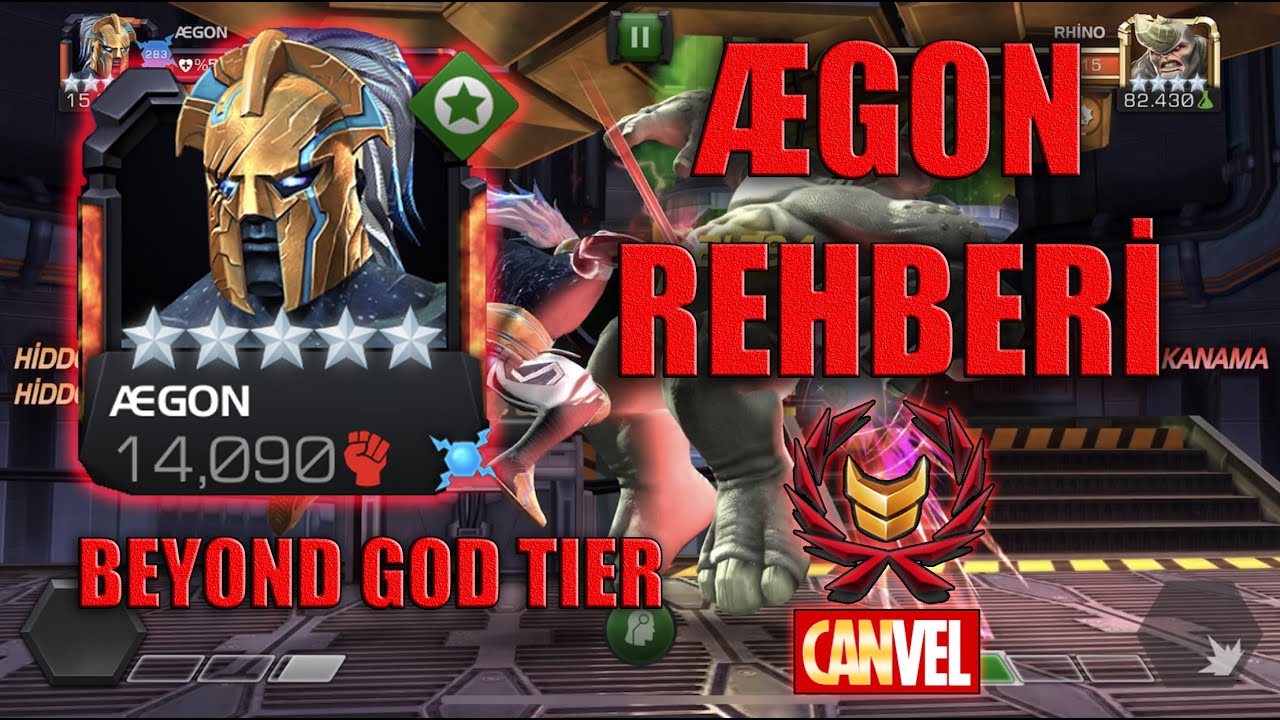 ÆGON (AEGON) EN ETKİLİ KULLANIM, HİDDETLERİ AYARLAMA - MCOC