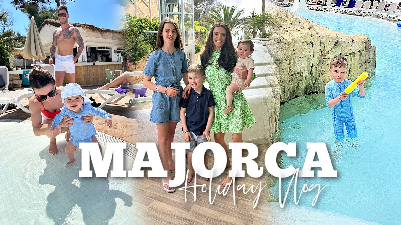 COME TO MAJORCA WITH US! | HOLIDAY VLOG | ALL INCLUSIVE FAMILY VACATION WITH 3 KIDS!