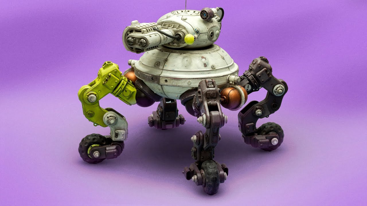 SCI-FI ROBOT Model built from scratch! - DIY Model Making