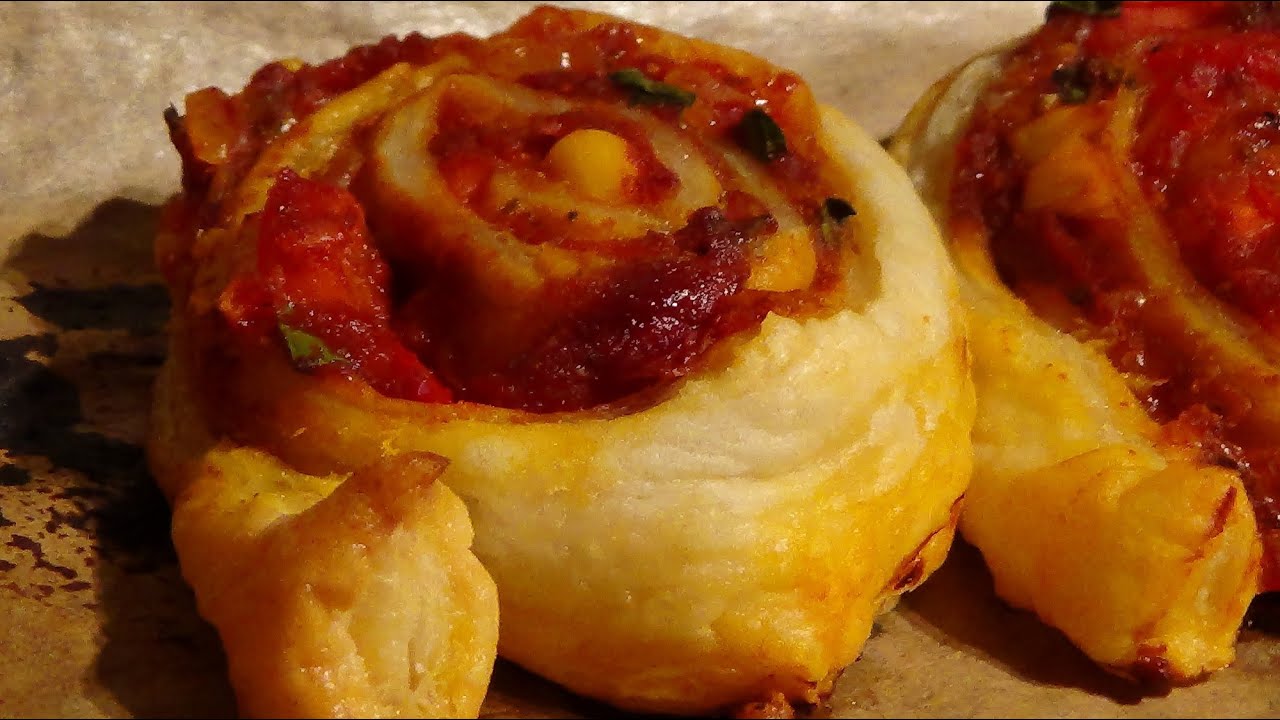 Veganer Pausensnack - Pizzaschnecken