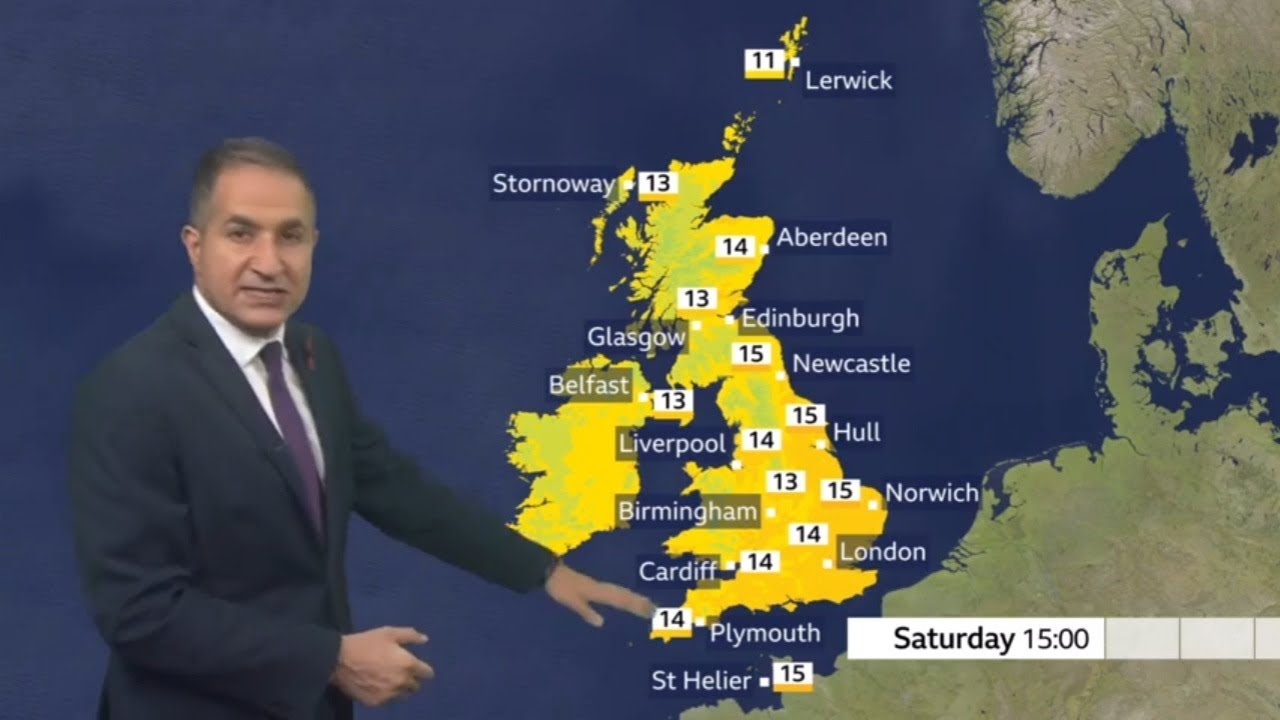 BBC Weather - Stav Danaos - November 8, 2025