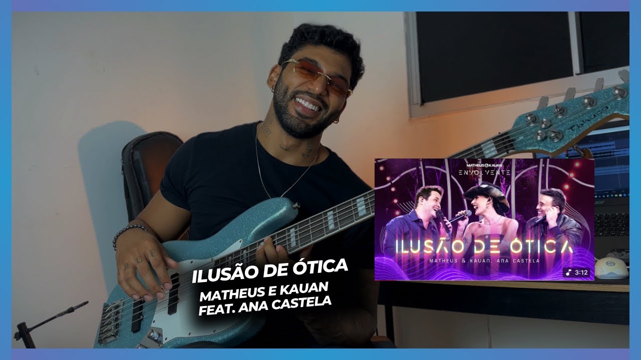 Ilusão de Ótica - Matheus e Kauan, Ana Castela | Bass Cover - Marcos Barreto