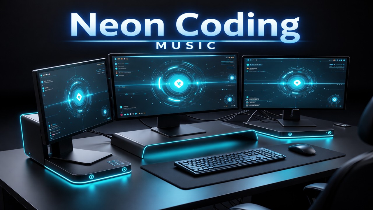 Neon Coding Music – Deep Focus & Chill Flow
