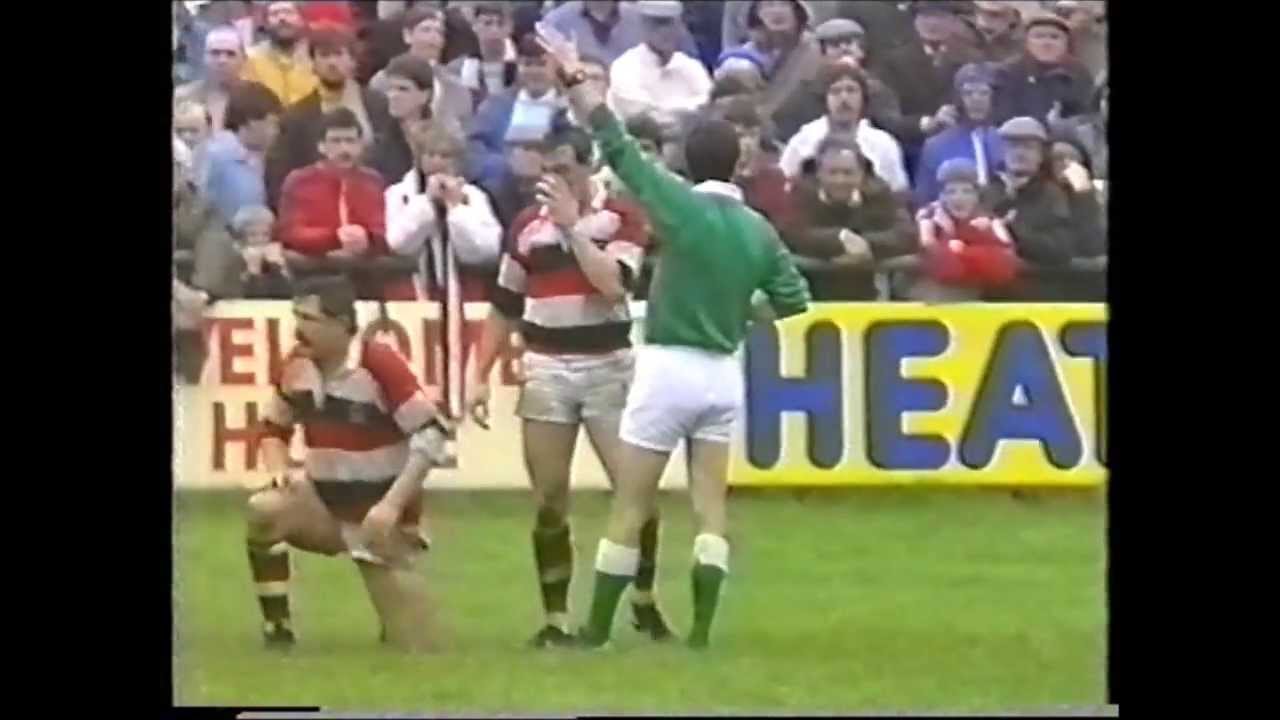 Bridgend RFC V Pontypool RFC 1987/88