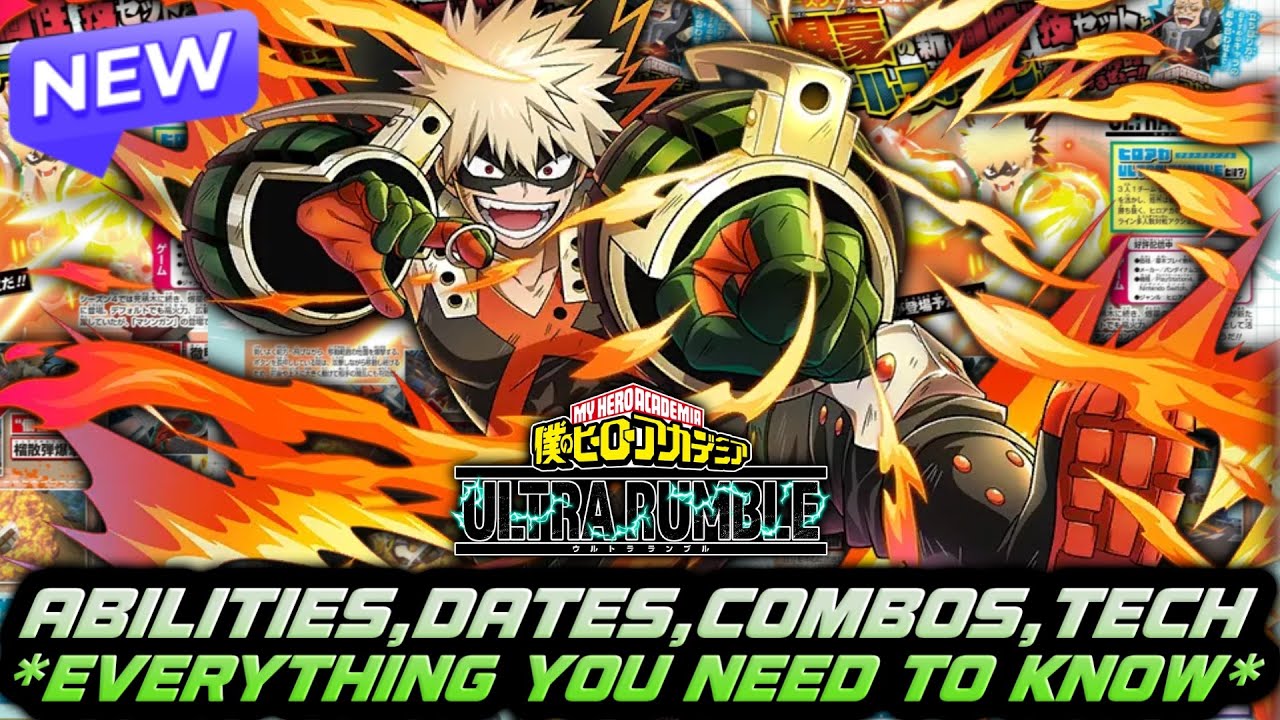 *ВСЁ БЫСТРОЕ БАКУГО* ПОЛНАЯ ПОДРОБНАЯ ИНФОРМАЦИЯ УТЕЧКА В MY HERO ULTRA RUMBLE!