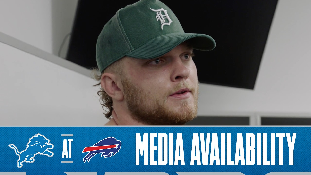 Detroit Lions players meet with the media | 2026 NFL Regular Season Week 2: Lions at Bills
