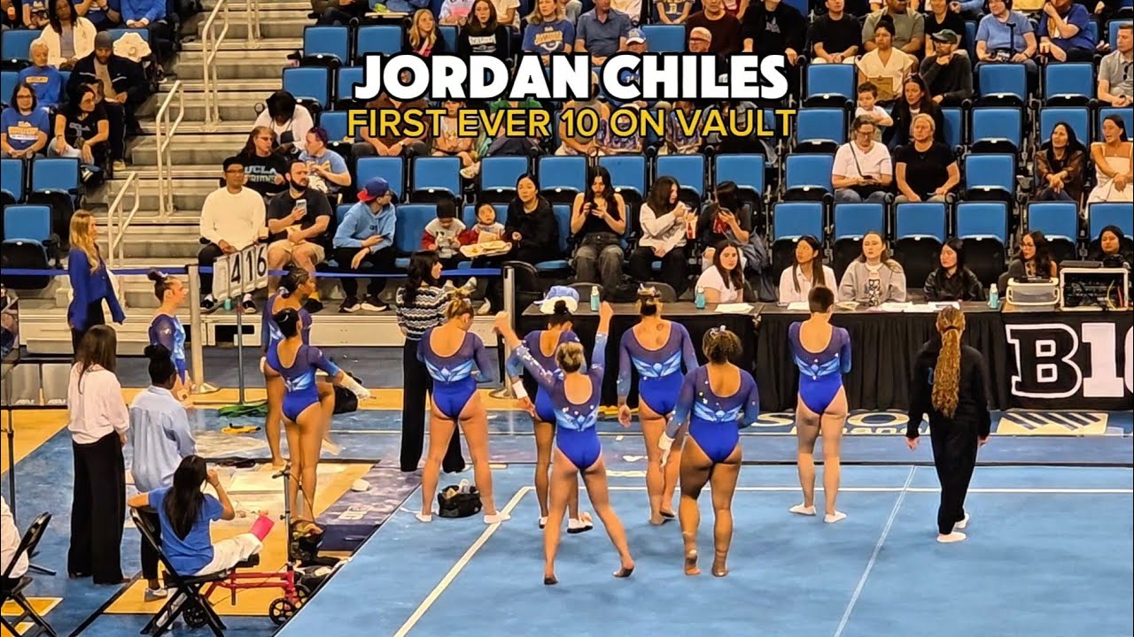 UCLA's Jordan Chiles earns 1st career perfect 10 in vault  