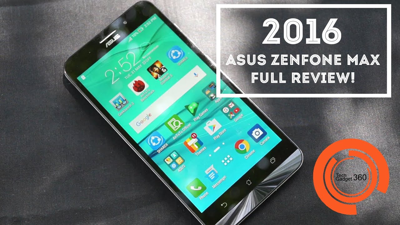 New 2016 Asus Zenfone Max Full Review! (India) | (5,000 mAh Battery)