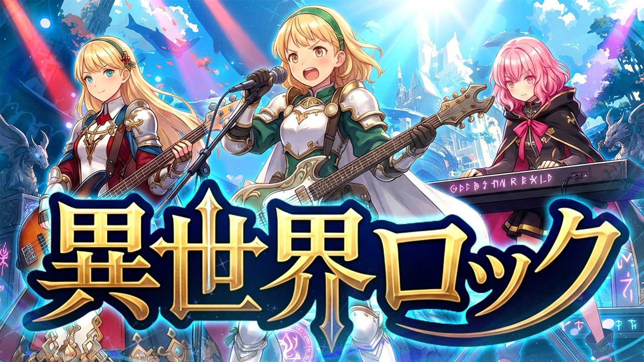 【最強】異世界で無双する時の疾走アニソン風ロックメドレー
