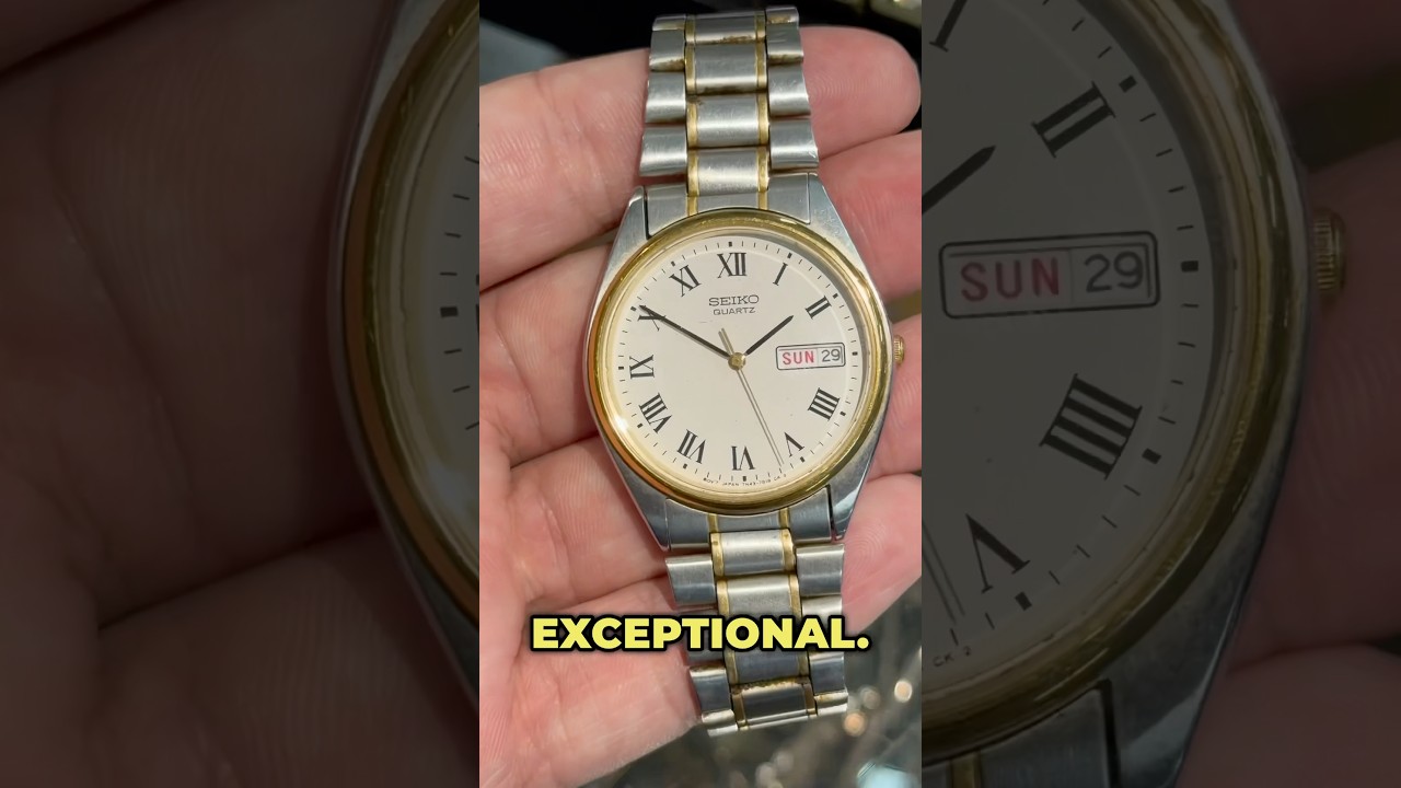 Цена на эти винтажные часы Seiko слишком высока? 🧐 #часы #винтажныечасы #seiko #блошиныйрынок