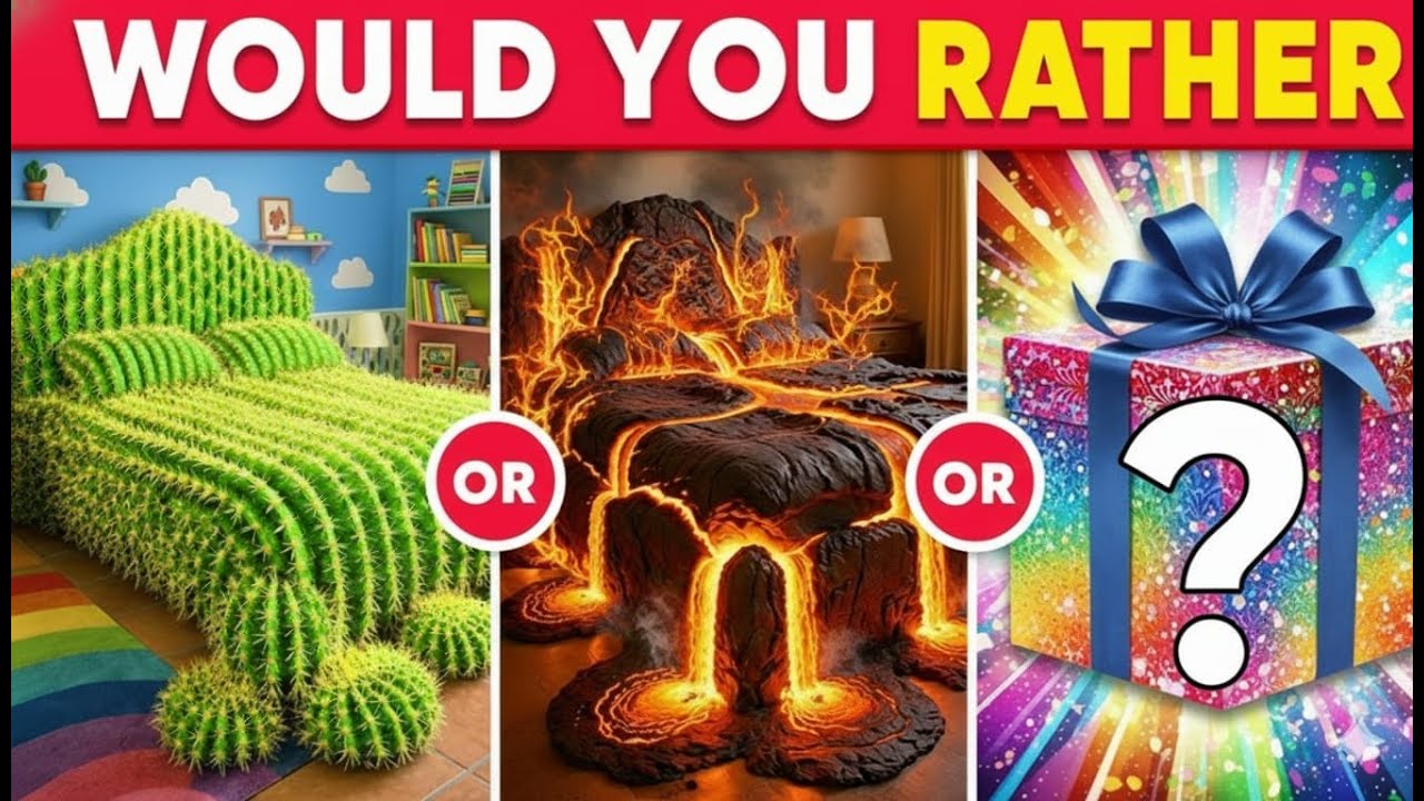 Would You Rather - MYSTERY Gift Edition 🎁🤑😱Hardest Choices Ever! ~ Dino Quiz