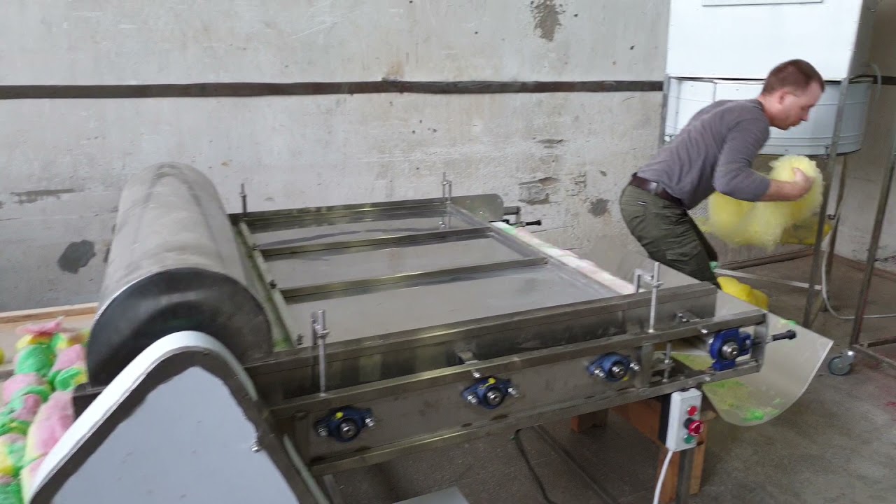 Industrial line Typhoon for the production of multicolor cotton candy 120 kg / h