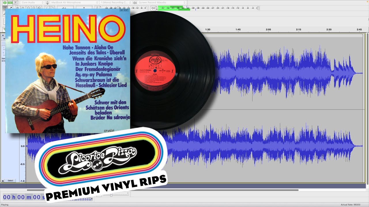 Heino - Hohe Tannen - vinyl rip - needle drop