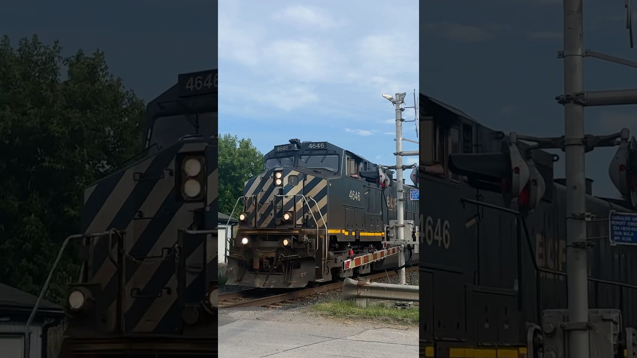 BCRAIL 4646 Leading On CN A451 