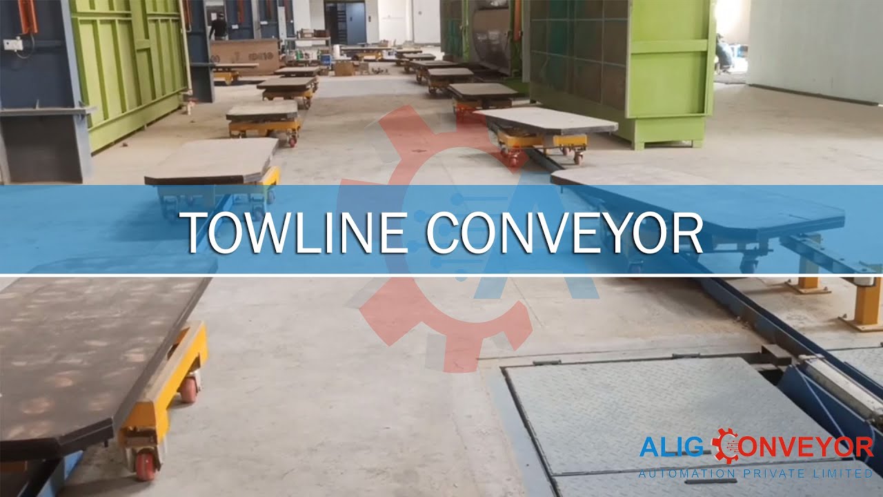 Towline Conveyor, Wood Finishing Line Conveyor, Floor Conveyor, Cart Conveyor, Power & Free Conveyor