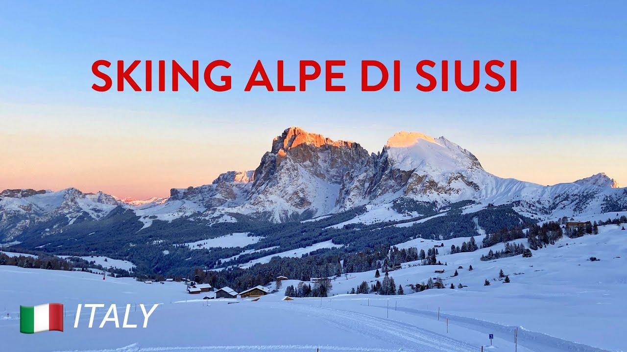 DOLOMITES 🇮🇹┃Skiing Alpe Di Siusi