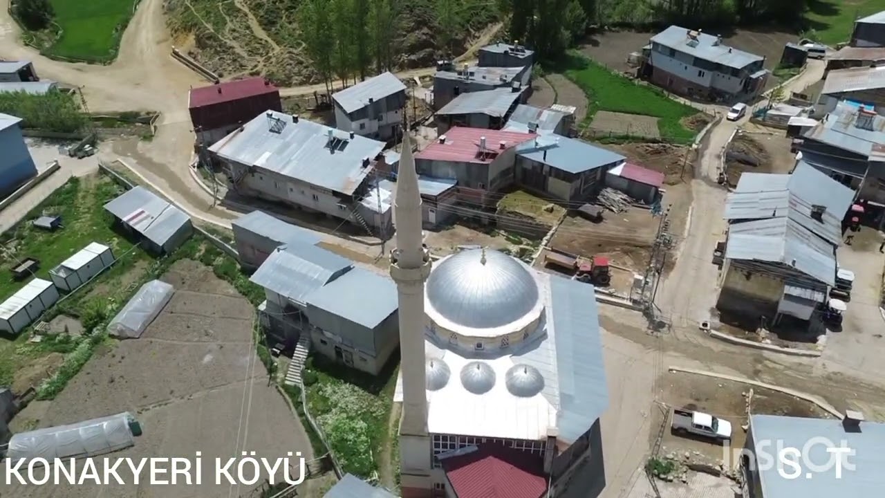 Konakyeri köyü (köy içi dron 2025]