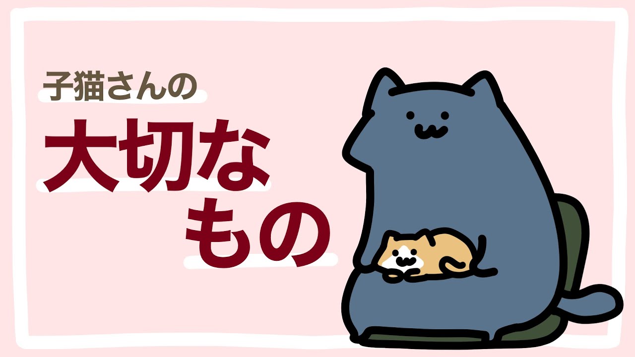 子猫さんの大切なもの