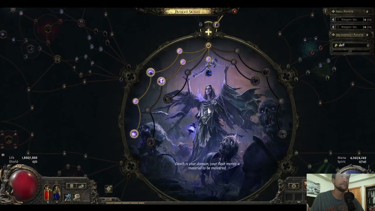 0.4 Blackflame Mana Stacker. this build is bad. do not play it.