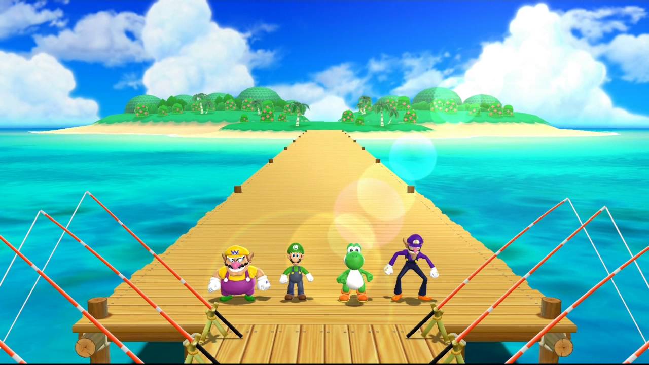 Mario Party 9 minigame: Pier Pressure 60fps