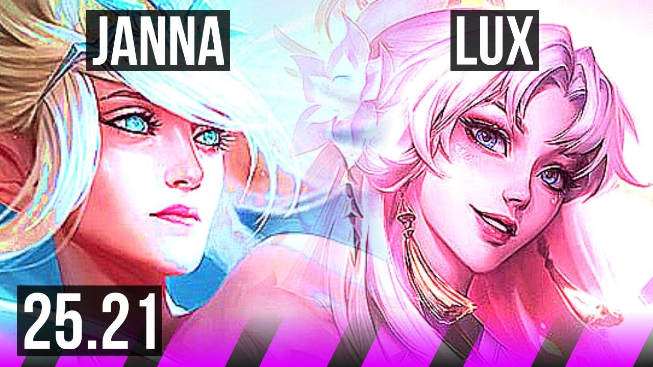 JANNA & Jinx vs LUX & Kai'Sa (SUP) | EUW Master | 25.21