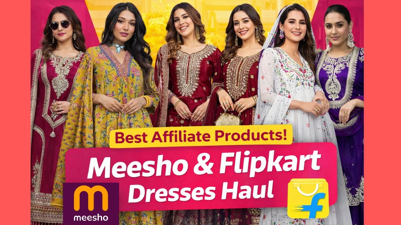 Best Dresses from Meesho & Flipkart | Honest Review & Affiliate Products Haul |