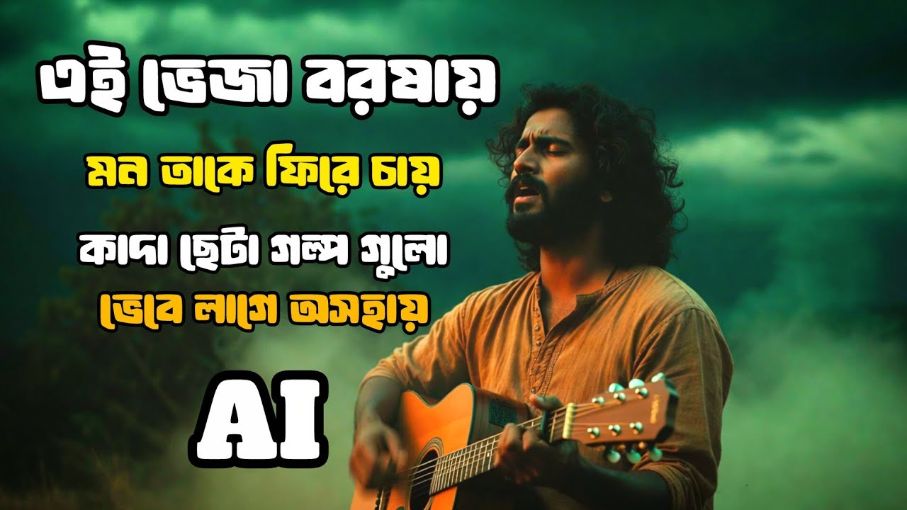 এই ভেজা বরষায় | Ei Veja Borshay | Bangla Rain Song | Emotional Bengali Song 2026