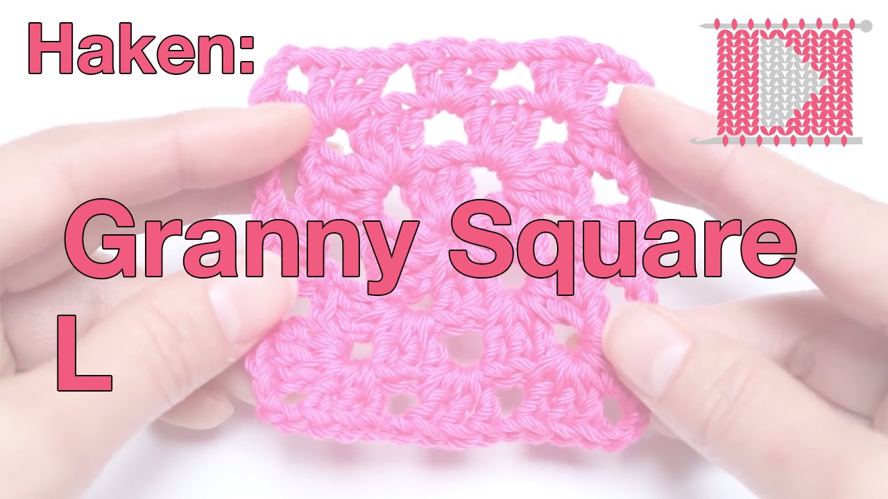 Granny Square (linkshandig) - Leren Haken en Breien