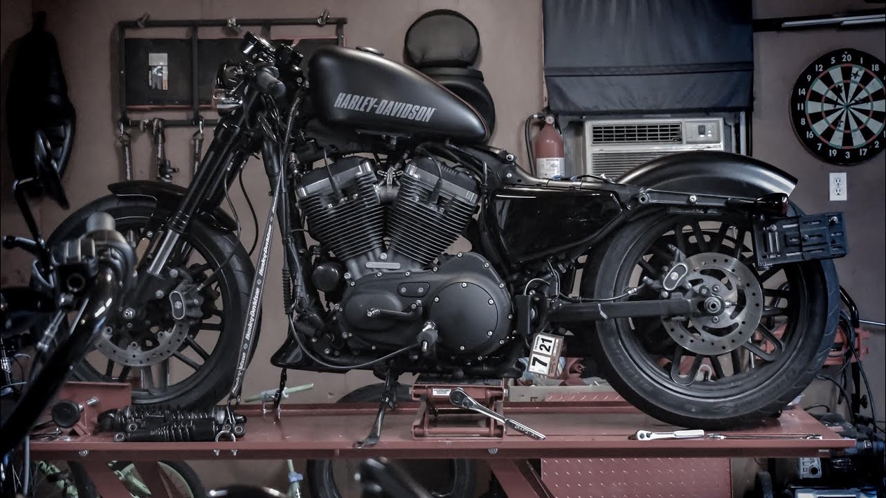HARLEY DAVIDSON SPORTSTER BOBBER MOTOVLOG | PROGRESSIVE SHOCKS