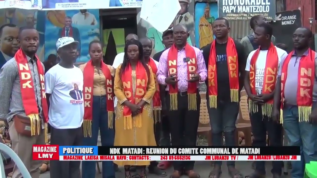 Magazine lakisa misala nayo : NDK Matadi : réunion communal de Matadi dim. 01 fév.2026