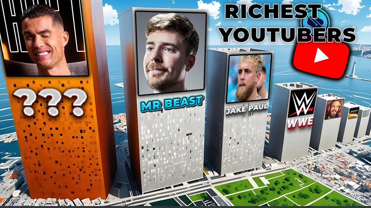 Top 100 richest Youtubers in the world