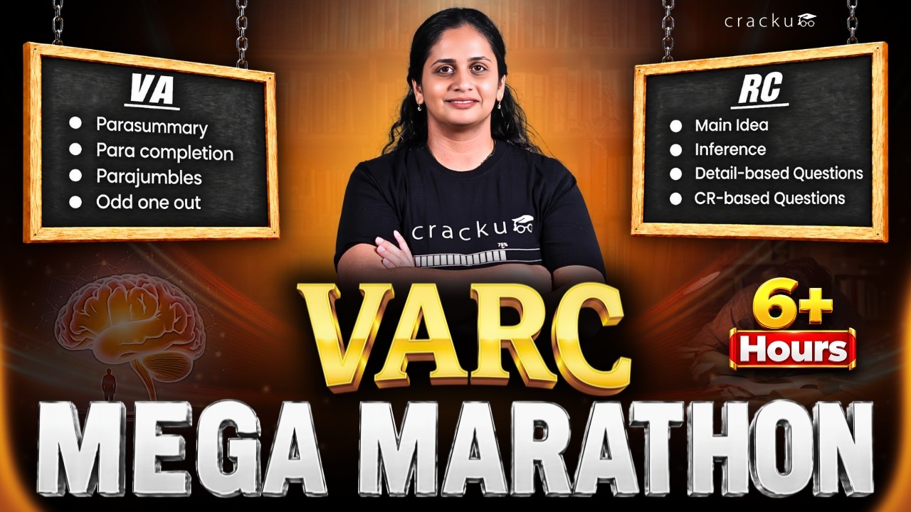 CAT 2026 VARC Mega Marathon 🔥 Master RC, Para Jumbles & Verbal Ability | CAT Exam Preparation