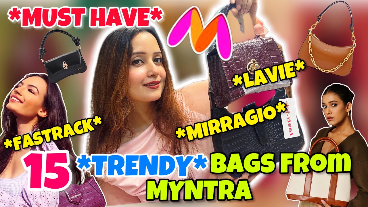 Myntra “HUGE” BAGS HAUL🛍️Hand Bag, Office Bag, Shoulder Bag, Sling Bag & More || Neha Singh #myntra 