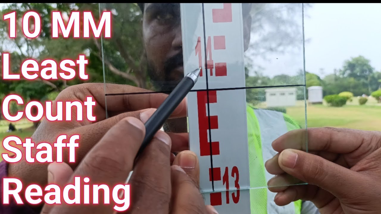 How to Read Auto Level Staff | Reading of Levelling Staff in Hindi |Auto level|Surveying Staff Meter