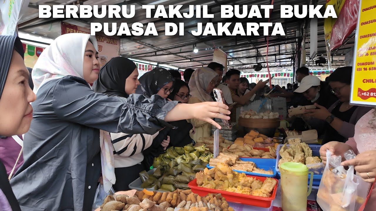Berburu Takjil Buat Buka Puasa Di Jakarta | Ramadan Di Jakarta Indonesia