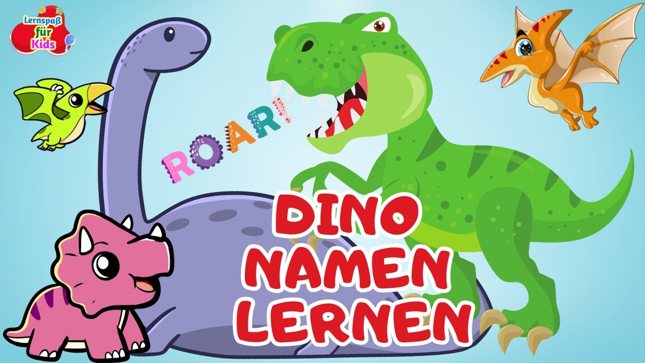 Dino-Namen leicht gemacht: Lernspa&szlig; f&uuml;r kleine Kinder