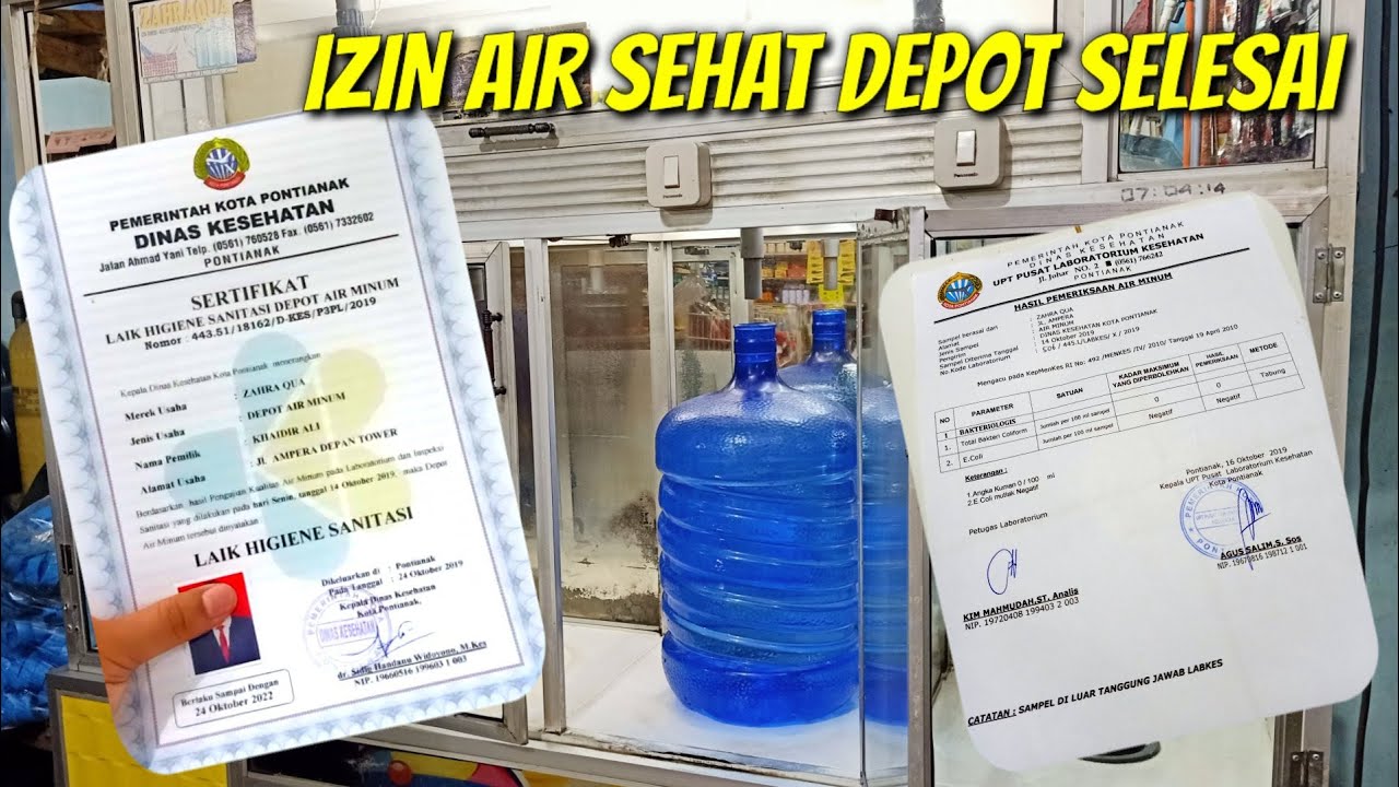 Perpanjang izin air usaha Depot Air Minum (Eps.2 finish)