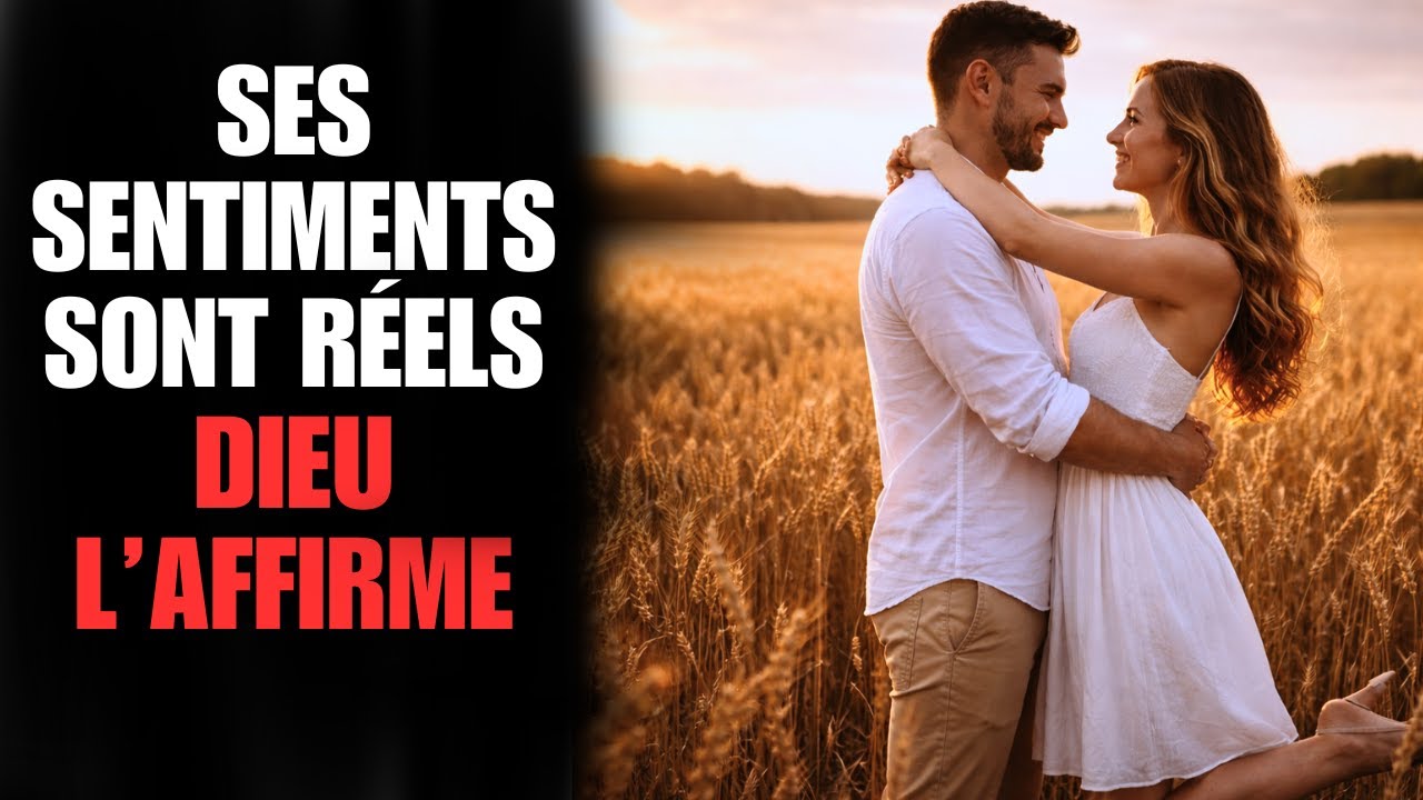 Dieu confirme que cette personne a des sentiments profonds pour vous et qu’elle est la bonne.