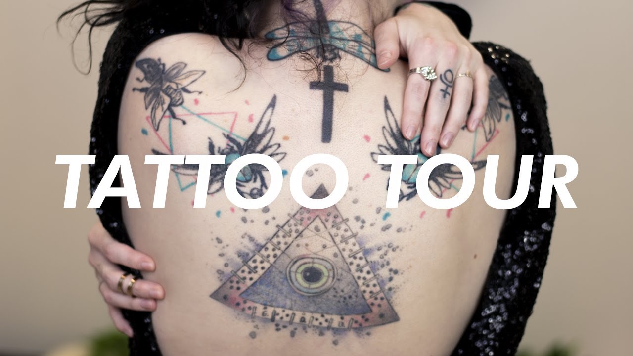 TATTOO TOUR - Showing and explaining you all my tattoos!