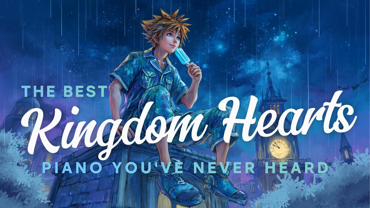 The Best Kingdom Hearts Piano You've Never Heard | 1 Hour of RPG Nostalgia & Rain