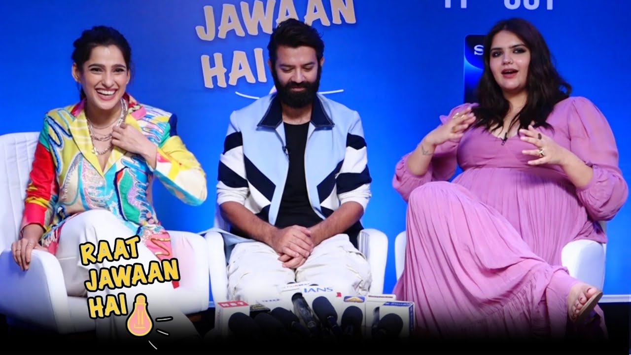 Barun Sobti,Priya Bapat And Anjali Anand's Promoting Their Show 'Raat Jawaan Hai' | Sony Live