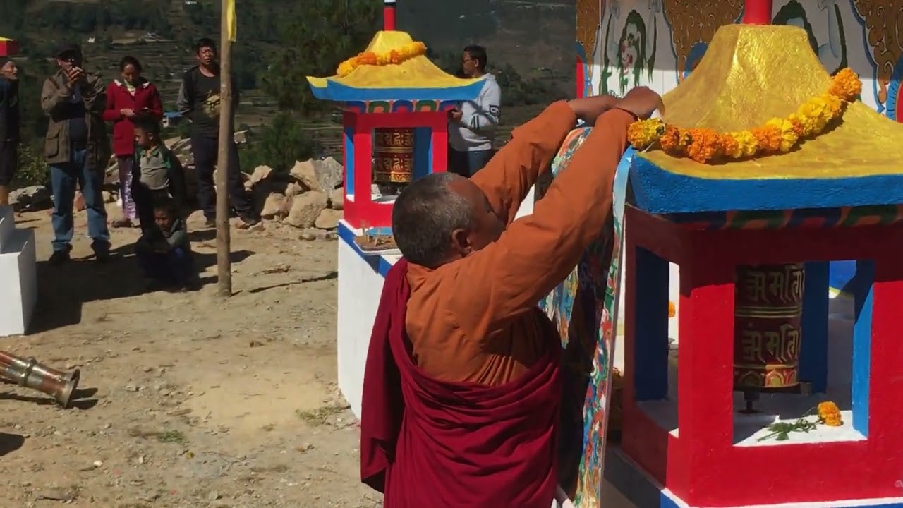Zhangchup Chorten Rapne at Chhanga Solukhumbu, on November  2022 .