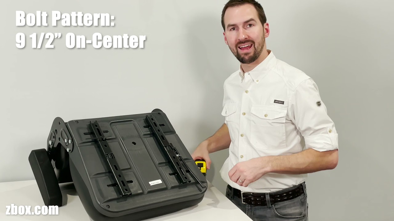 Universal Replacement Seat John Deere Riding Lawnmowers or Tractors How to Install/Repair Dimension