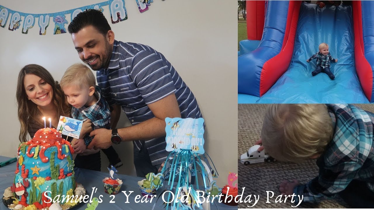 Samuel's 2 Year Old Birthday Party